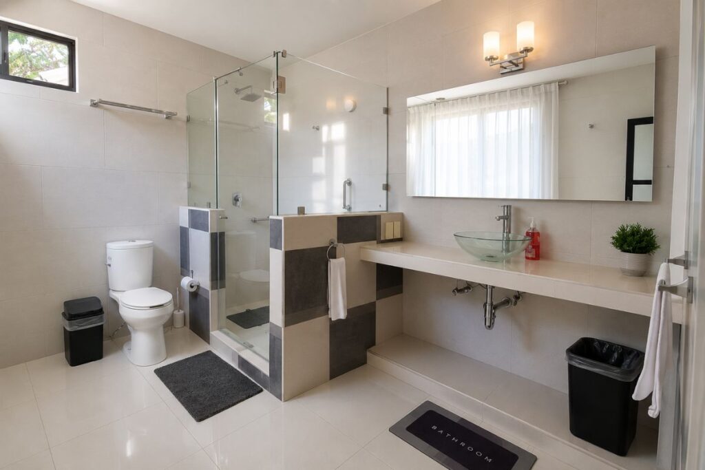 Allegra Suites, baño de habitación