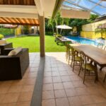 Las Fuentes 34-A, terraza techada con comedor exterior
