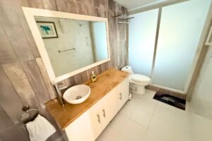 Pedregal 20, baño de la casa