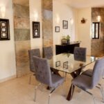 Villas Eucalipto, comedor y cocina completa