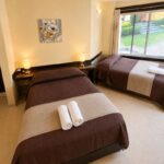 Villas Eucalipto, recámara 1 con dos camas matrimoniales